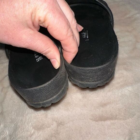 Birkenstock Barbados Men's Black EVA Slide Sandals Size 9 Casual - Picture 3 of 7